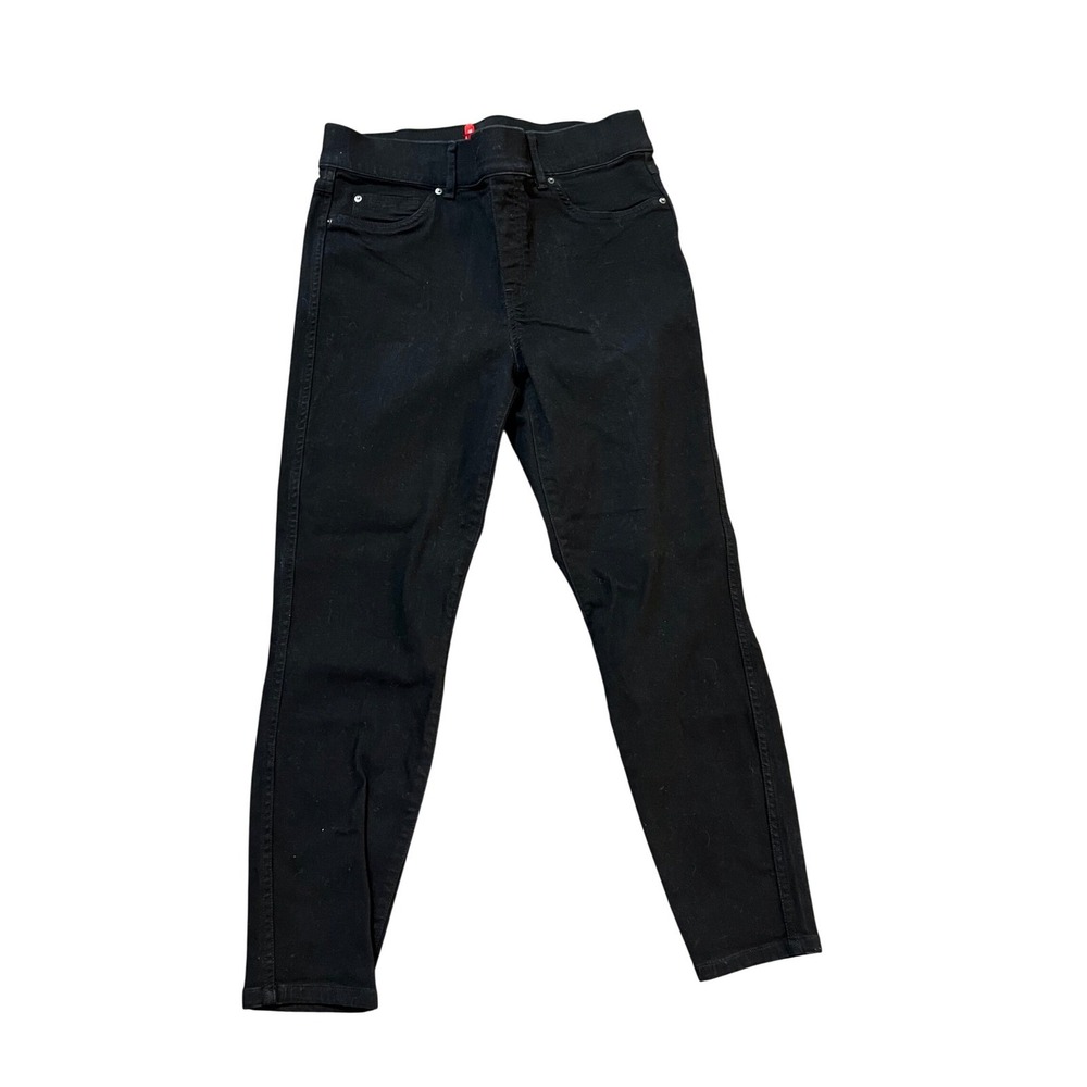Spanx Jean-ish Ankle Leggings Midnight Black Slim Fit 20278Q Large Petite